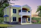 중국 세륨 증명서 조립식 강철 집, 가벼운 강철 구조물 집 별장 회사
