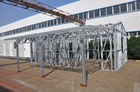 중국 금속 차 헛간 빛 강철 구조는 저장을 가진 방습 강한 구조를 흘립니다 공장